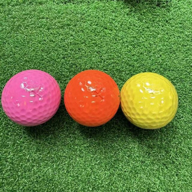 Colorful 3 piece performance tournament golf balls wholesale