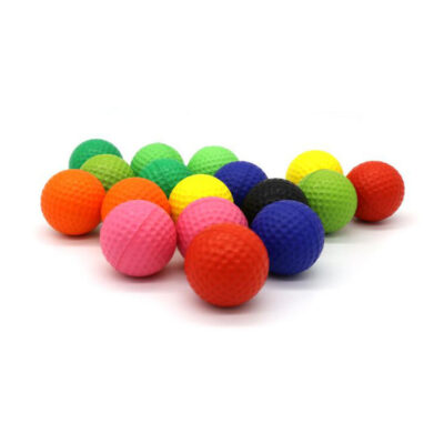 Durable custom color logo 1 piece practice golf balls wholesale