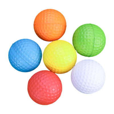 Durable custom color logo 1 piece practice golf balls wholesale