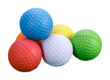 Durable custom color logo 1 piece practice golf balls wholesale