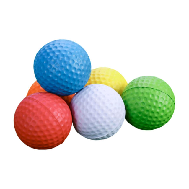 Custom Color Durable 1 Piece Practice Golf Balls (7) Durable custom color logo 1 piece practice golf balls wholesale
