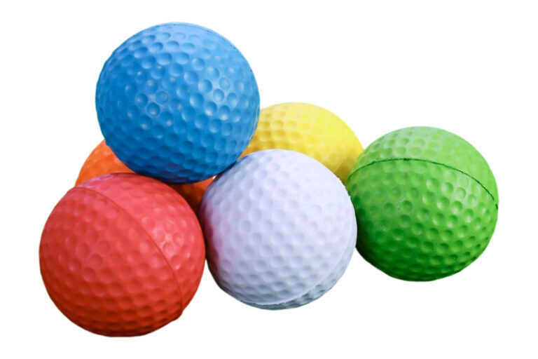 Durable custom color logo 1 piece practice golf balls wholesale