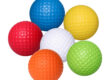 Durable custom color logo 1 piece practice golf balls wholesale