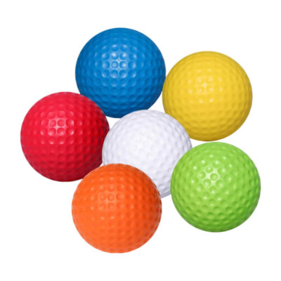 Durable custom color logo 1 piece practice golf balls wholesale