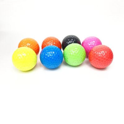 Wholesale custom logo piece practice golf balls colorful design