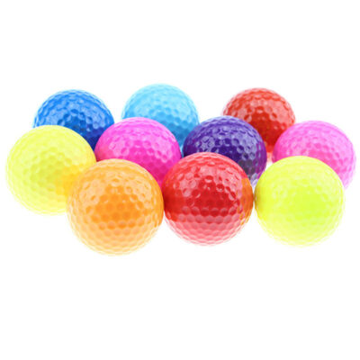 Wholesale custom logo piece practice golf balls colorful design