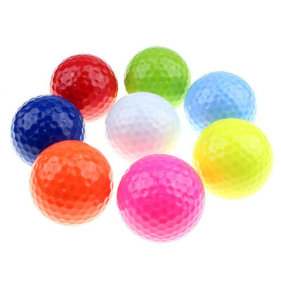 Wholesale custom logo piece practice golf balls colorful design