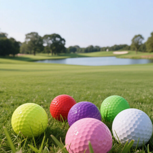 Colorful 2 piece distance golf balls bulk supply