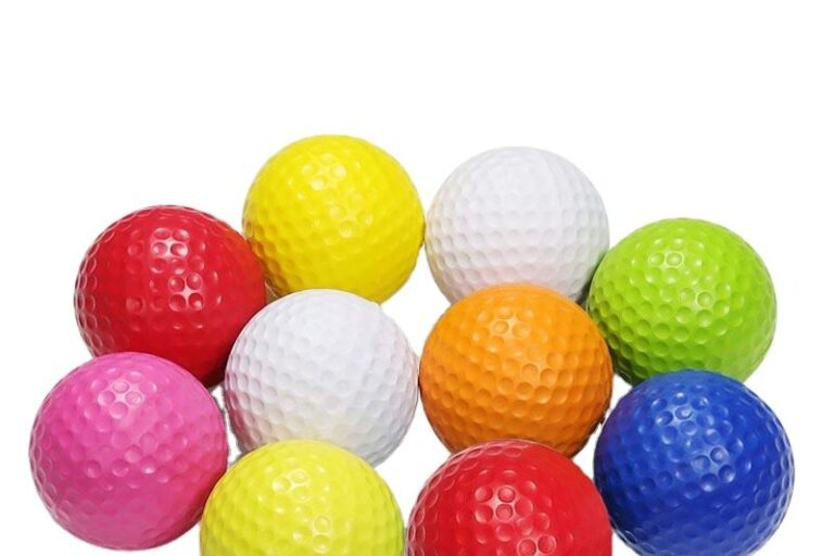 High quality colored piece practice golf balls manufacturer