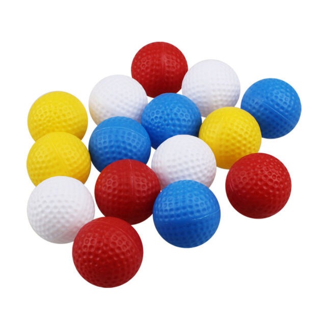 High quality colored piece practice golf balls manufacturer