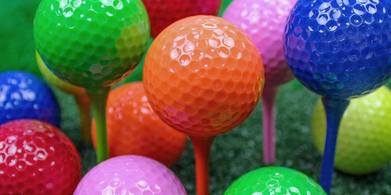 High Quality Personalized 2 Piece Distance Golf Balls (4) Personalized color 2 piece distance golf balls factory