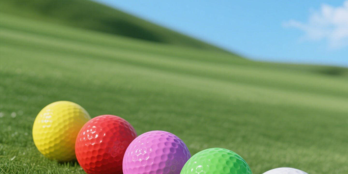 High Quality Personalized 2 Piece Distance Golf Balls (5) Personalized color 2 piece distance golf balls factory