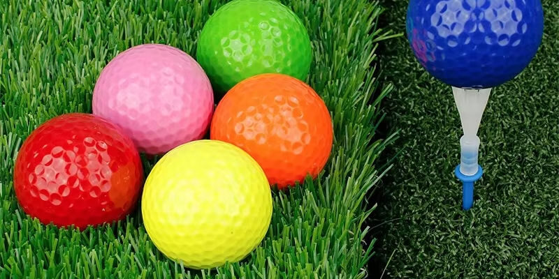 Hot Selling Multi-Color 2 Piece Distance Golf Balls (6) Multi-color 2 piece distance golf balls supplier