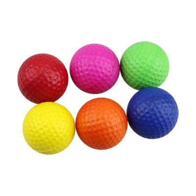 Custom logo piece practice golf balls colorful design