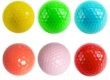 Custom logo colored outdoor piece practice golf balls factory