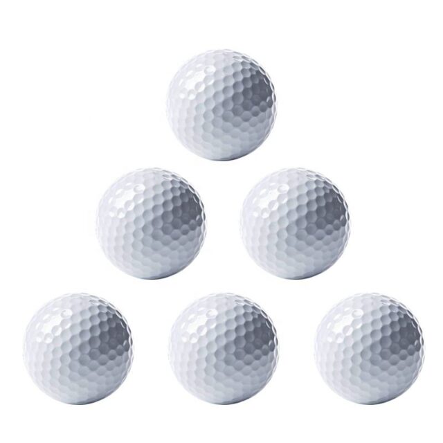 Custom logo 2 piece distance golf balls factory supply