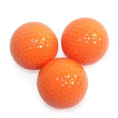 Multi-color piece practice golf balls for training use