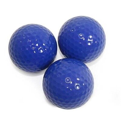 Multi-color piece practice golf balls for training use